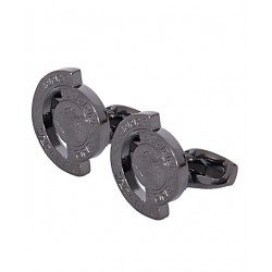 Versace Logo Metallic Cufflinks